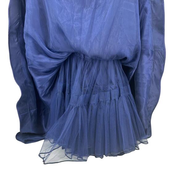 Sherri Hill 50080 2 Piece Prom Dress Size 2 Event Party Embroidered Navy Multi - Picture 5 of 16